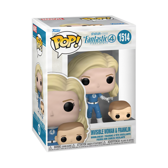 The Fantastic Four: First Steps (2025) - Invisible Woman & Franklin Pop! Vinyl Figure