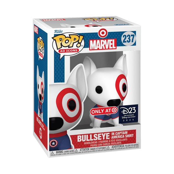 POP Ad Icons - Target Bullseye (in Captain America Shirt) Exclusive Pop! Vinyl Figure