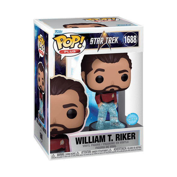 POP Plus - Star Trek - William T. Riker (Transporter) Glitter Pop! Vinyl Figure
