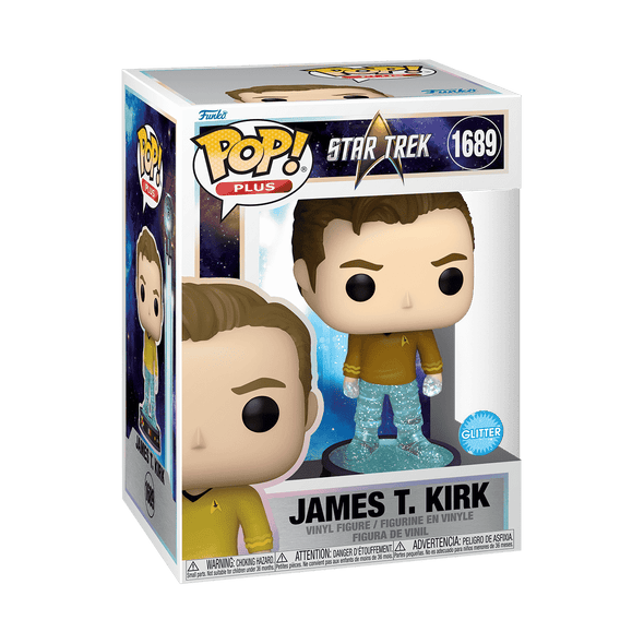 POP Plus - Star Trek - James T. Kirk (Transporter) Glitter Pop! Vinyl Figure