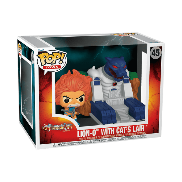 POP Town: ThunderCats Lion-O with Cat's Lair Pop! Vinyl Figure