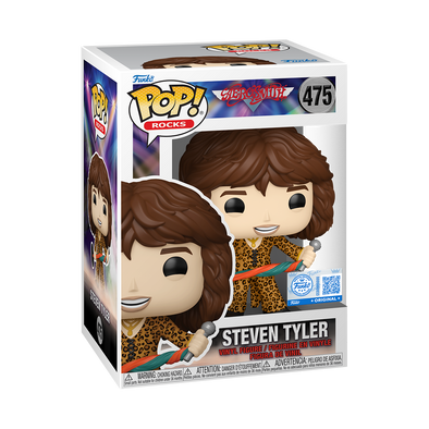 POP Rocks - Aerosmith Steven Tyler (Leopard Print Outfit) Exclusive POP! Vinyl Figure