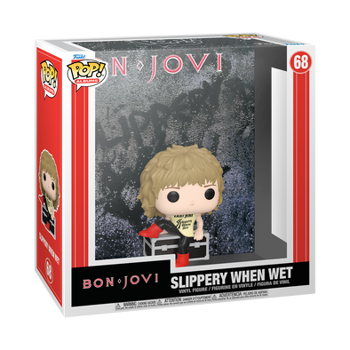 POP Albums - Bon Jovi Slippery When Wet Album POP! Vinyl Figure