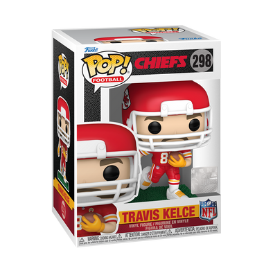 NFL - Chiefs Travis Kelce (Running in Home Jersey) Pop! Vinyl Figure