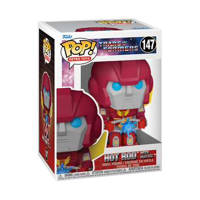 POP Retro Toys - The Transformers Hot Rod (/w Matrix) POP! Vinyl Figure