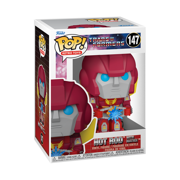 POP Retro Toys - The Transformers Hot Rod (/w Matrix) POP! Vinyl Figure