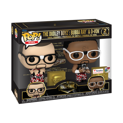 WWE - The Dudley Boyz (with Hall Of Fame Plaques) Exclusive 2-Pack Pop! Vinyl Figures