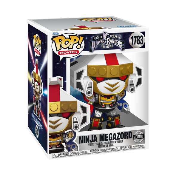 Mighty Morphin Power Rangers: The Movie (1995) - Ninja Megazord Metallic Super Pop Vinyl Figure