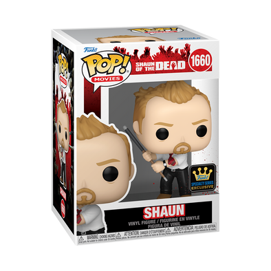 Shaun Of The Dead - Shaun (/w Pool Cue) Specialty Series Exclusive Pop! Vinyl Figure