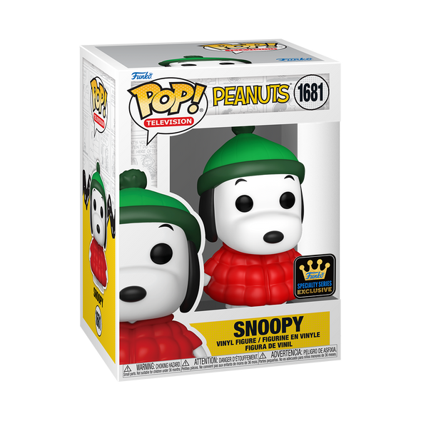Peanuts - Snoopy in Puffer Jacket Specialty Series Exclusive Pop! Vinyl Figure
