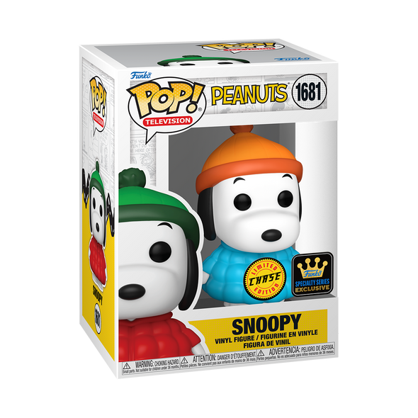 Peanuts - Snoopy in Puffer Jacket Specialty Series Chase Exclusive Pop! Vinyl Figure