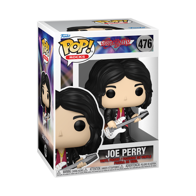 POP Rocks - Aerosmith Joe Perry (/w White Guitar) POP! Vinyl Figure