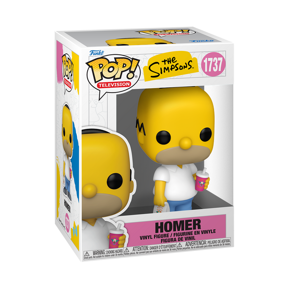 The Simpsons - Homer Simpson /w Krusty Burger Pop! Vinyl Figure