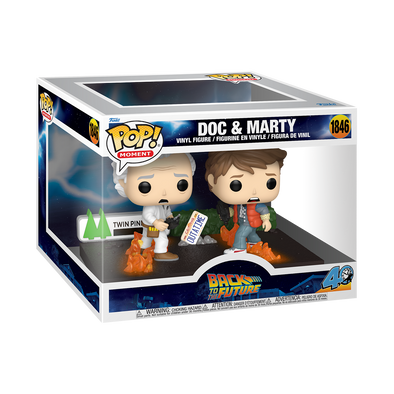 Pop Moment - Back To The Future Doc and Marty Pop! Vinyl Moment