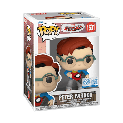 Friendly Neighbourhood Spider-Man - Peter Parker (Holding Backpack) Exclusive Pop! Vinyl Figure