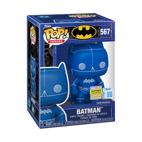 SDCC 2025 - DC Batman (Blueprint Deco) LE2010 Exclusive Pop! Vinyl Figure with Pop! Protector
