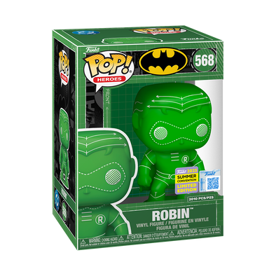 SDCC 2025 - DC Robin (Blueprint Deco) LE2010 Exclusive Pop! Vinyl Figure with Pop! Protector