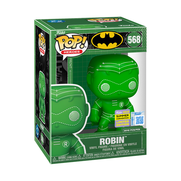SDCC 2025 - DC Robin (Blueprint Deco) LE2010 Exclusive Pop! Vinyl Figure with Pop! Protector