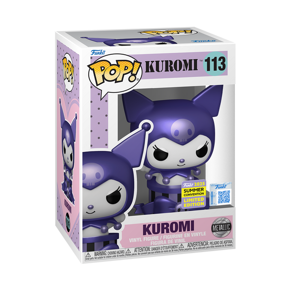 SDCC 2025 - Sanrio Kuromi In Gift Box (Metallic) Exclusive Pop! Vinyl Figure