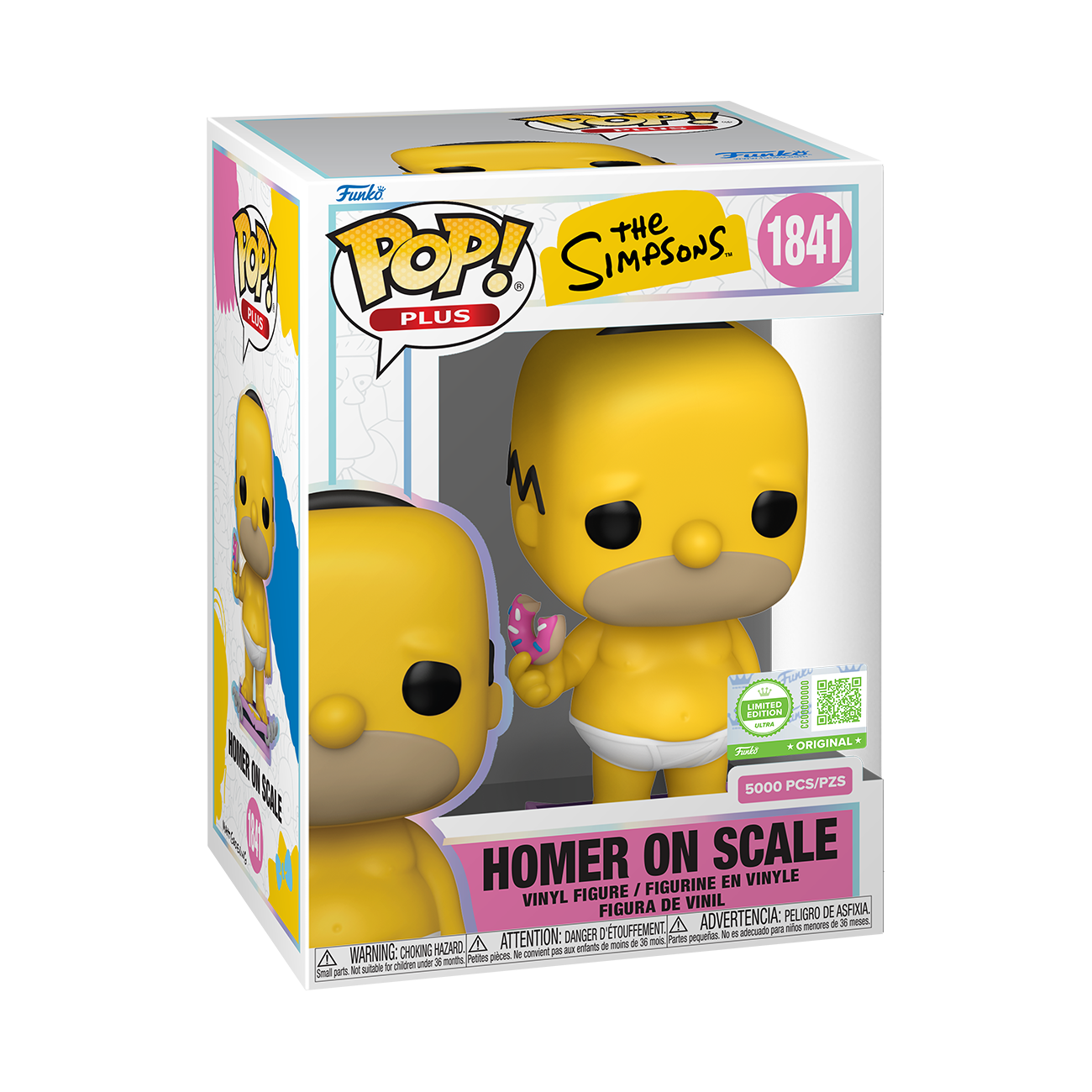 Homer Simpson Pop Rocks POP Plus - The Simpsons Homer Simpson (on Scale) LE5000 Exclusive Pop ...