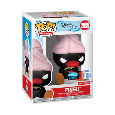 NYCC 2025 - Pingu (with Bath Towel) LE5000 Exclusive Pop! Vinyl Figure with Pop! Protector
