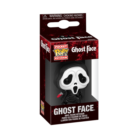 Scream - Ghost Face with Knife Pocket Pop! Keychain