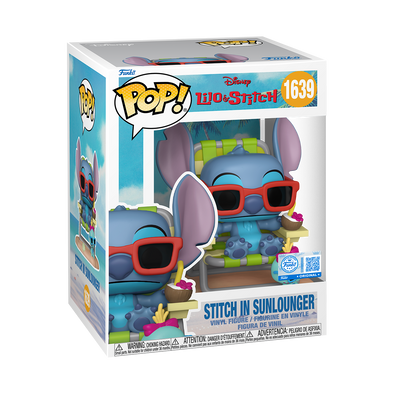 Lilo & Stitch - Stitch in Sunlounger Exclusive Premium Pop! Vinyl Figure