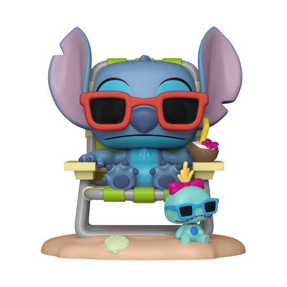 Lilo & Stitch - Stitch in Sunlounger Exclusive Premium Pop! Vinyl Figure