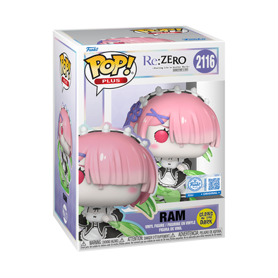 Pop Plus - Re: Zero Ram Glow-In-The-Dark Exclusive Pop! Vinyl Figure