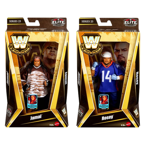 WWE Elite Legends Series 23 - 3 Minute Warning (Jamal & Rosey) (Set of 2)