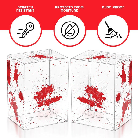 EvoRetro 4" Bloody (/w Bullet Holes) POP! Vinyl Soft Plastic Protector Box