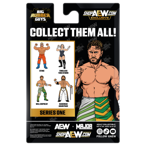 AEW Big Rubber Guys Exclusive Series 1 - Will Ospreay