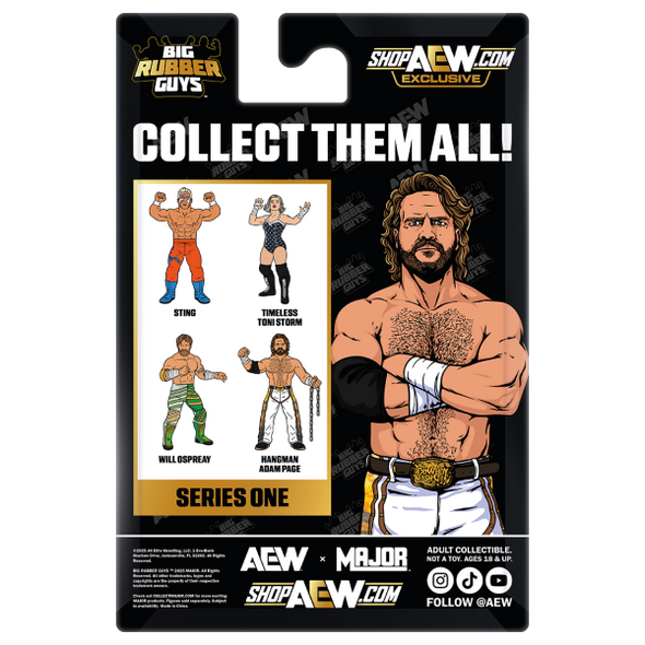 AEW Big Rubber Guys Exclusive Series 1 - Hangman Adam Page