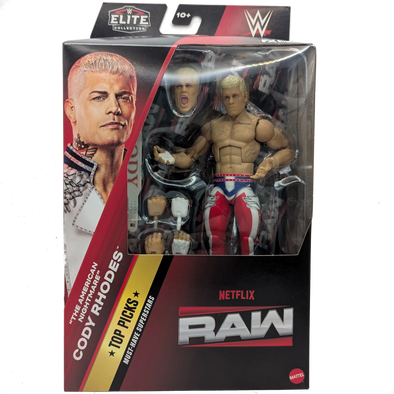 WWE Top Picks Elite Series 2025 Wave 4 - "The American Nightmare" Cody Rhodes (RAW on Netflix)