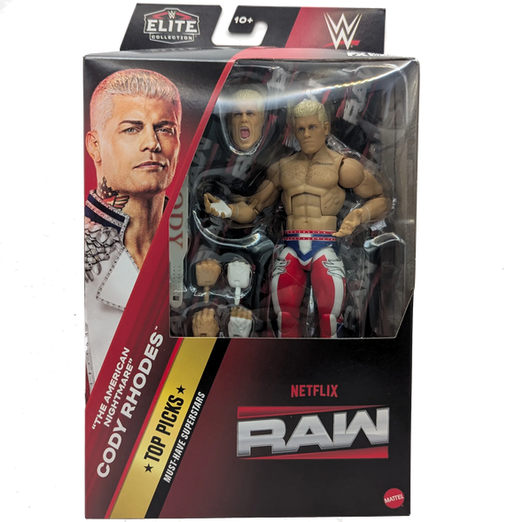 WWE Top Picks Elite Series 2025 Wave 4 - "The American Nightmare" Cody Rhodes (RAW on Netflix)