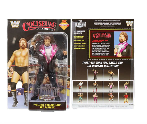 WWE Ultimate Coliseum Edition Exclusive Series 5 - "Million Dollar Man" Ted DiBiase VS. "The Dragon" Ricky Steamboat 2-Pack (Chase Edition)