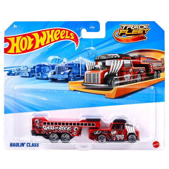 Hot Wheels - Track Fleet 1:64 Scale Die-Cast Metal Vehicles