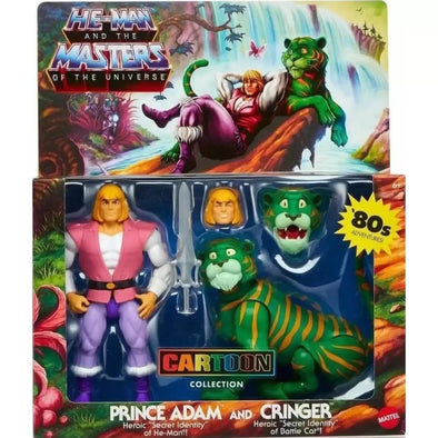 Masters of the Universe Origins Series Deluxe - Prince Adam & Cringer (Filmation Cartoon Collection)