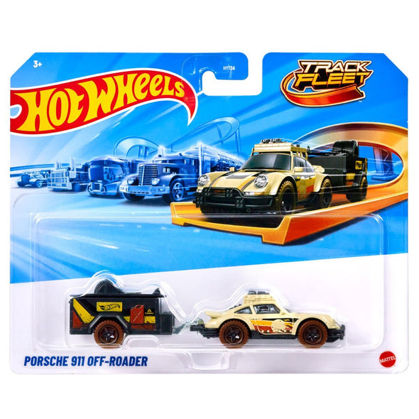 Hot Wheels - Track Fleet 1:64 Scale Die-Cast Metal Vehicles
