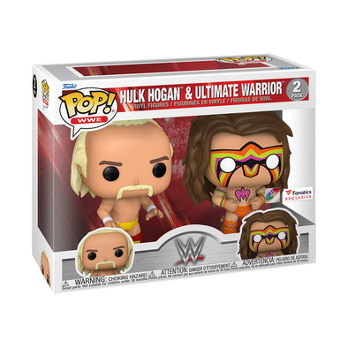 WWE - Hulk Hogan and The Ultimate Warrior (WrestleMania VI) Exclusive Pop! Vinyl Figure 2-pack