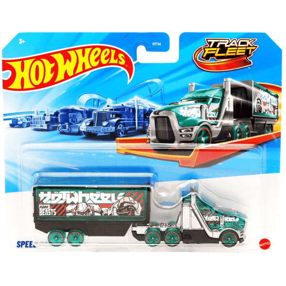 Hot Wheels - Track Fleet 1:64 Scale Die-Cast Metal Vehicles