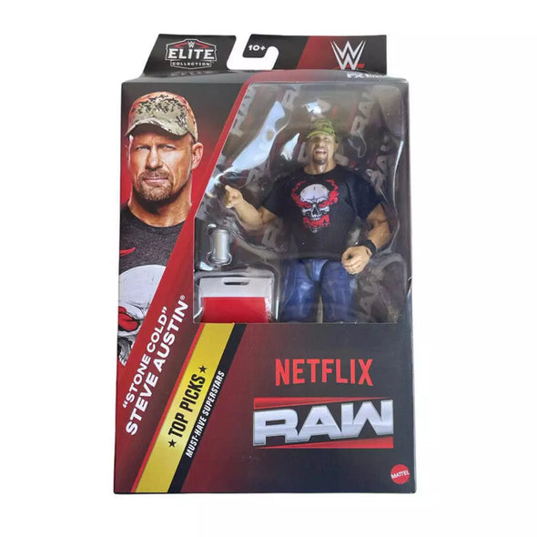 WWE Top Picks Elite Series 2025 Wave 2 - "Stone Cold" Steve Austin (RAW on Netflix)