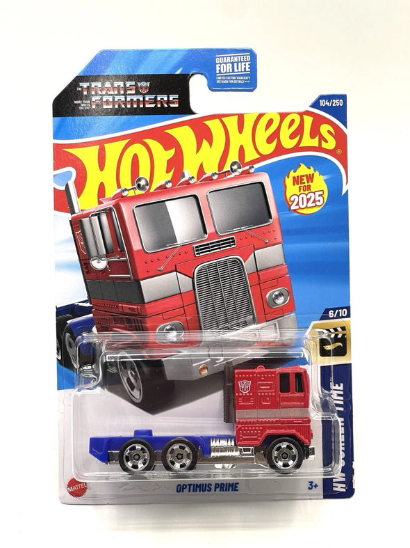 Transformers Hot Wheels - Optimus Prime (Cab-Only) 1:64 Scale Die-Cast Metal Vehicle