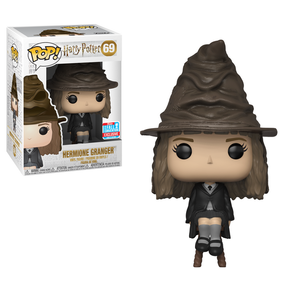 NYCC 2018 - Harry Potter - Hermione Granger with Sorting Hat Exclusive Pop! Vinyl Figure