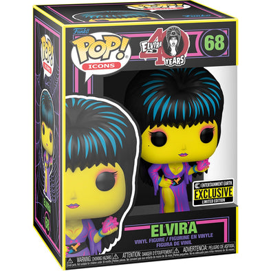 POP Black Light - Elvira Mistress of the Dark Exclusive Pop! Vinyl Figure