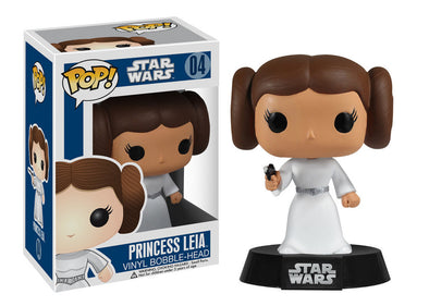 Star Wars Princess Leia Pop Vinyl Bobble Head Figure