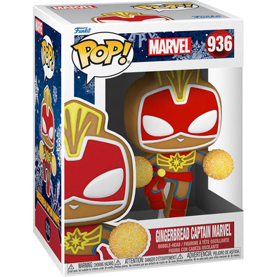 Marvel Holiday - Gingerbread Captain Marvel (2021) POP! Vinyl Figure