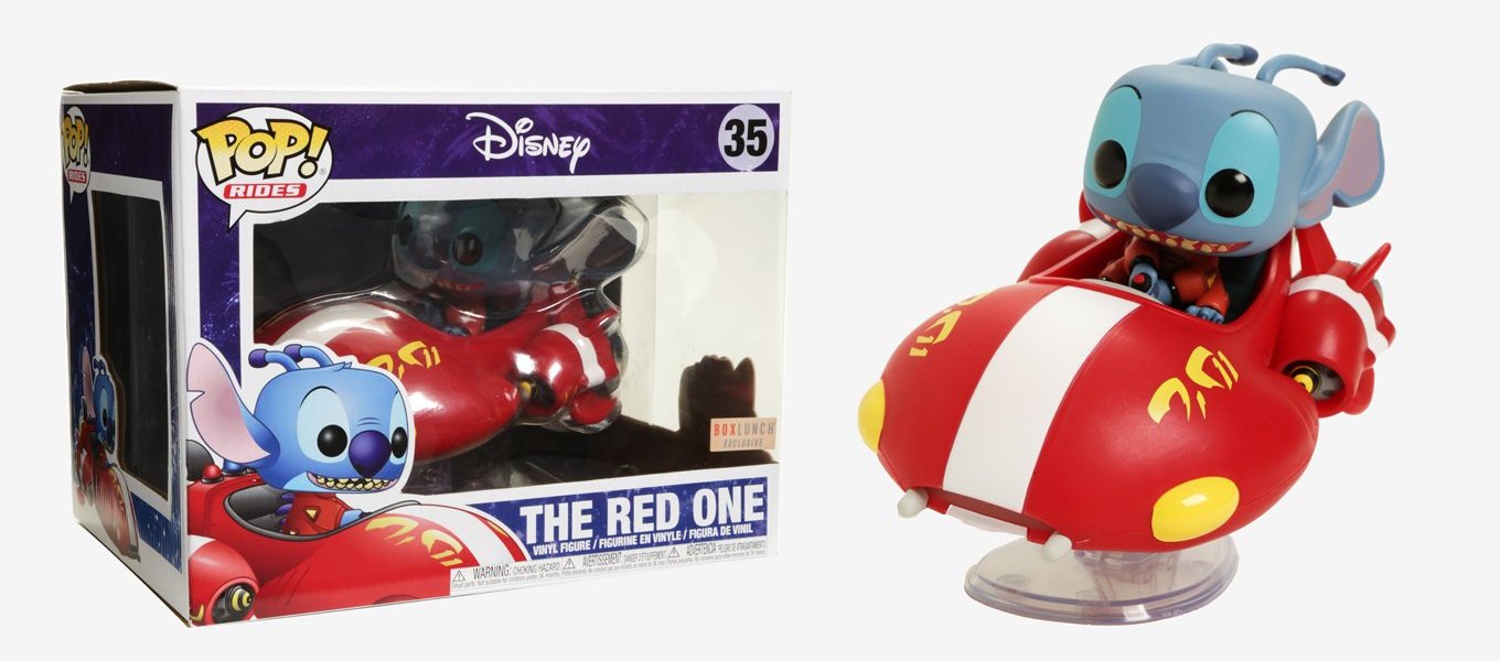 Lilo & Stitch - The Red One with Stitch Exclusive Pop! Ride Figure – B ...