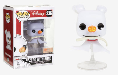 Disney Nightmare Before Christmas - Zero with Bone Exclusive Pop! Vinyl Figure