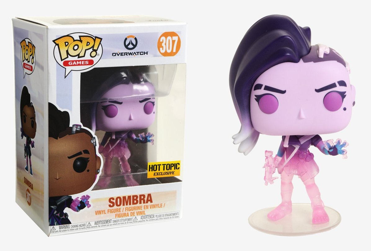 Overwatch Sombra (Translucent) Exclusive Pop! Vinyl Figure – B&K